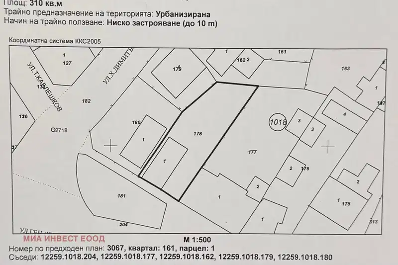 Парцел във Враца, Център