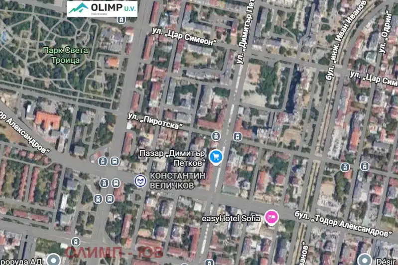 Парцел в София, Център