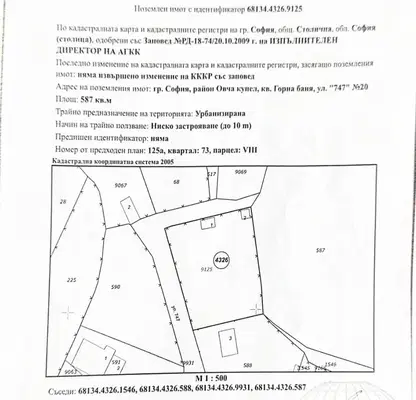Снимка 3 — Парцел в София, Горна баня