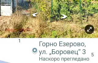 Парцел в Бургас, Горно Езерово