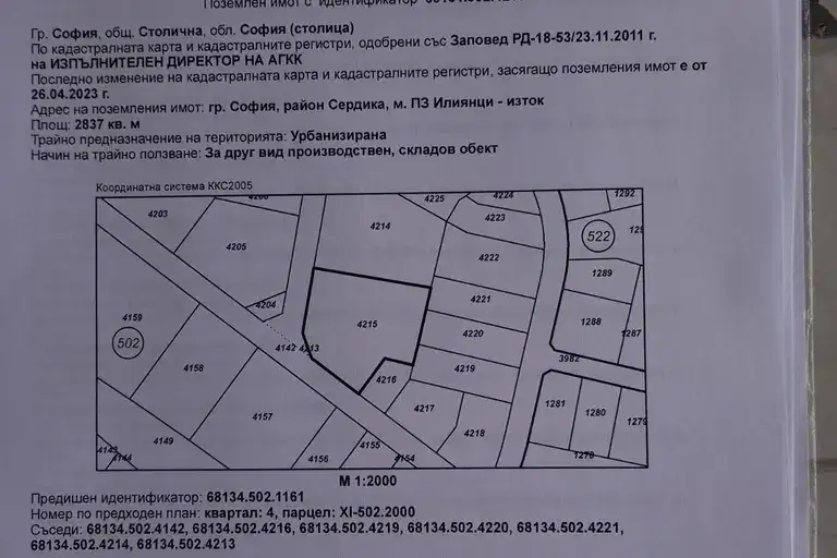 Парцел в София, Илиянци