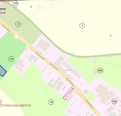 Снимка 2 — Парцел в Пловдив, Индустриална зона - Север