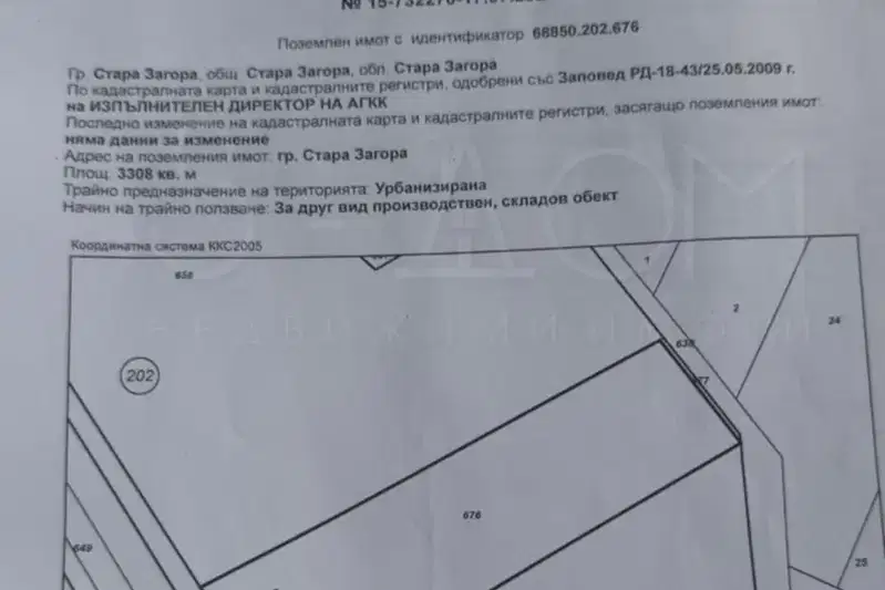 Plot in Stara Zagora, Industrialna Zona - Zapad
