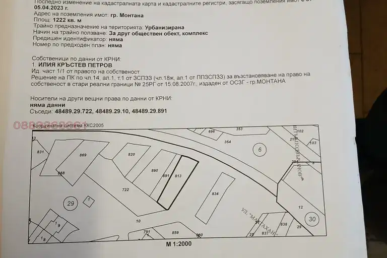 Plot in Montana, Izgrev