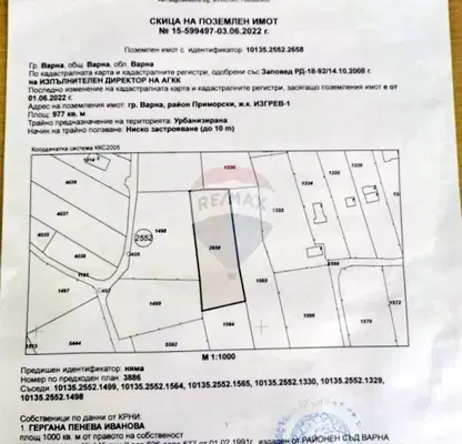 Снимка 2 — Парцел във Варна, Изгрев