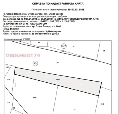 Снимка 4 — Парцел в Стара Загора, Железник - център