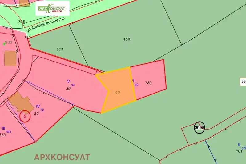 Plot in Sofiya, Knyajevo