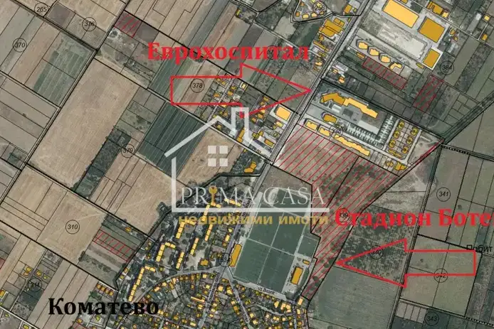 Plot in Plovdiv, Komatevsko Shose