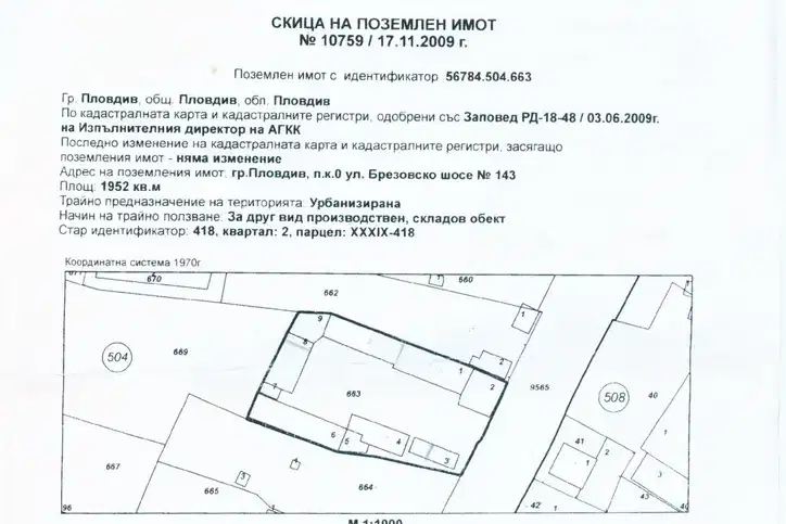 Plot in Plovdiv, Kyrshiyaka