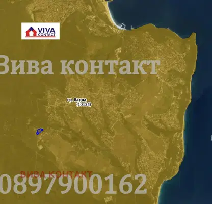 Снимка 2 — Парцел във Варна, м-т Боровец - юг