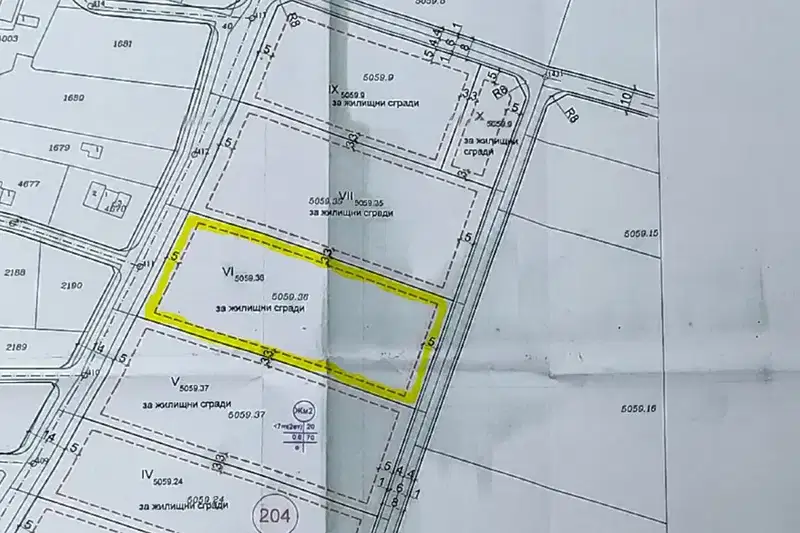 Plot in Varna, Borovec - Yug
