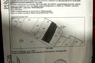 Парцел във Варна, м-т Боровец - юг