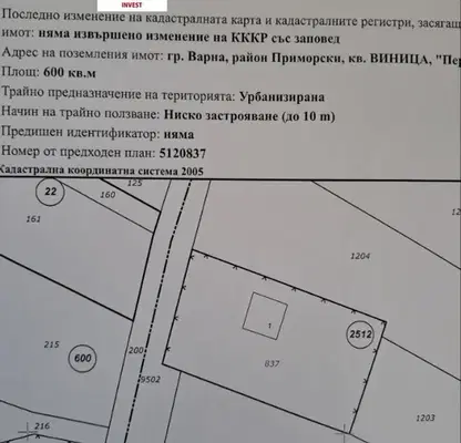 Снимка 5 — Парцел във Варна, м-т Перчемлията