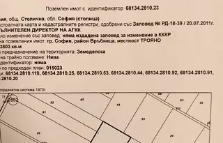 Парцел в София, Обеля