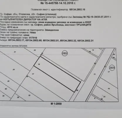 Photo 2 — Plot in Sofiya, Obelya