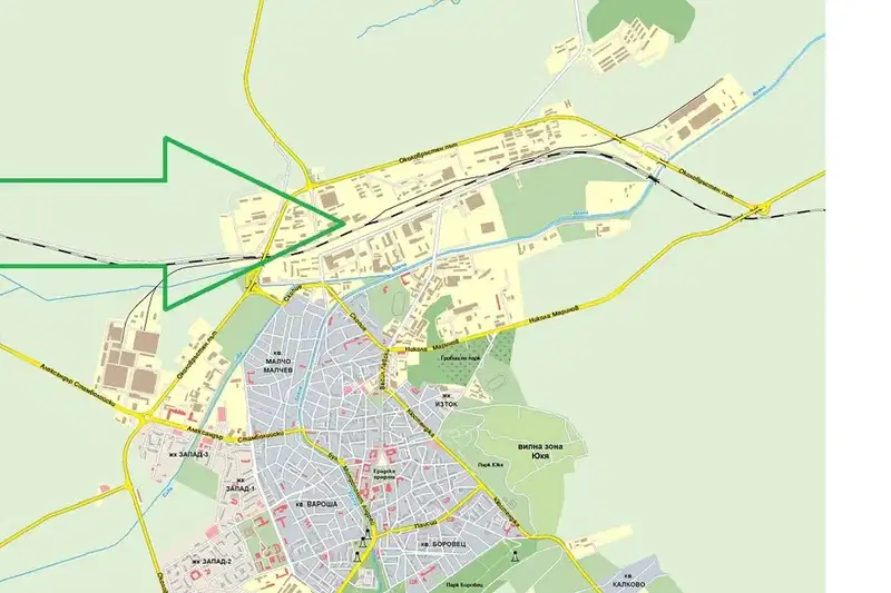 Парцел в Търговище, Промишлена зона