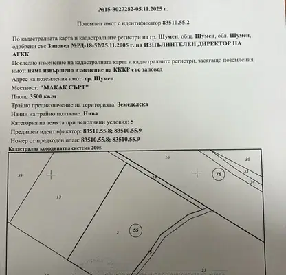 Photo 2 — Plot in Shumen, Promishlena Zona