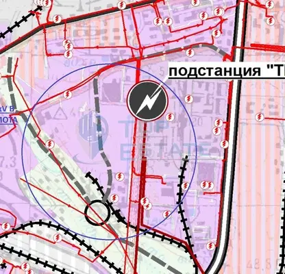 Снимка 4 — Парцел в Русе, Промишлена зона - Изток