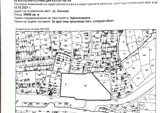 Парцел в Хасково, Промишлена зона - Изток
