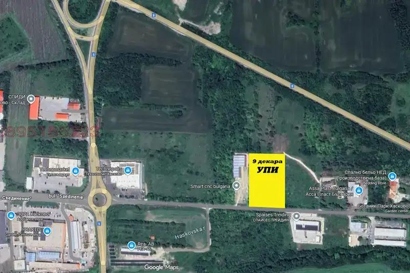 Plot in Haskovo, Promishlena Zona - Iztok