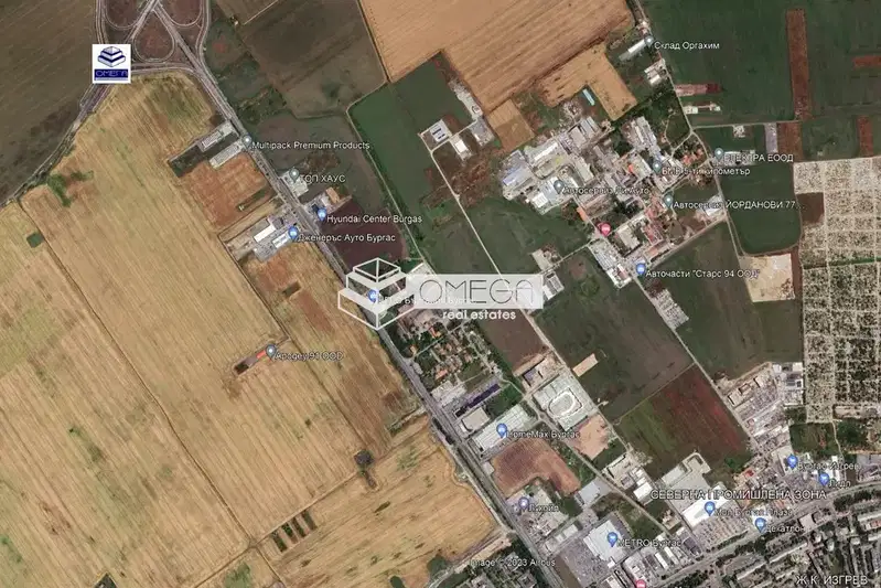 Plot in Burgas, Promishlena Zona - Sever