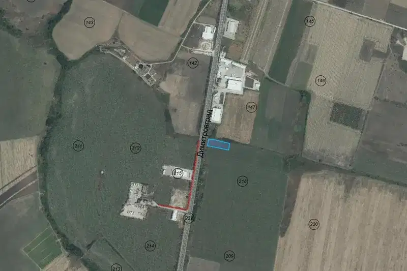 Plot in Haskovo, Promishlena Zona - Sever