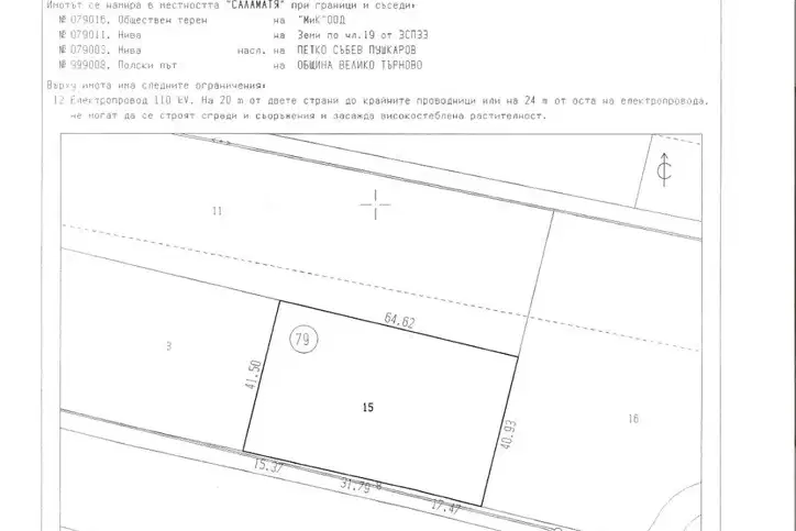 Plot in Veliko Tyrnovo, Promishlena Zona - Zapad