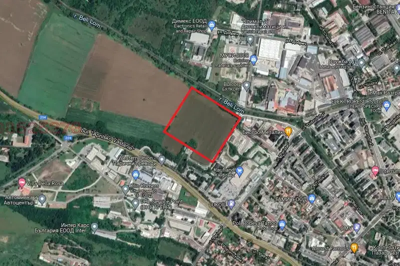 Парцел в Раз, Промишлена зона - Запад