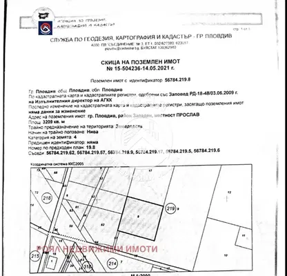 Снимка 4 — Парцел в Пловдив, Прослав