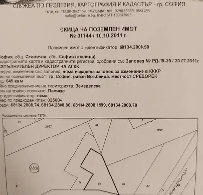 Снимка 2 — Парцел в София, Република