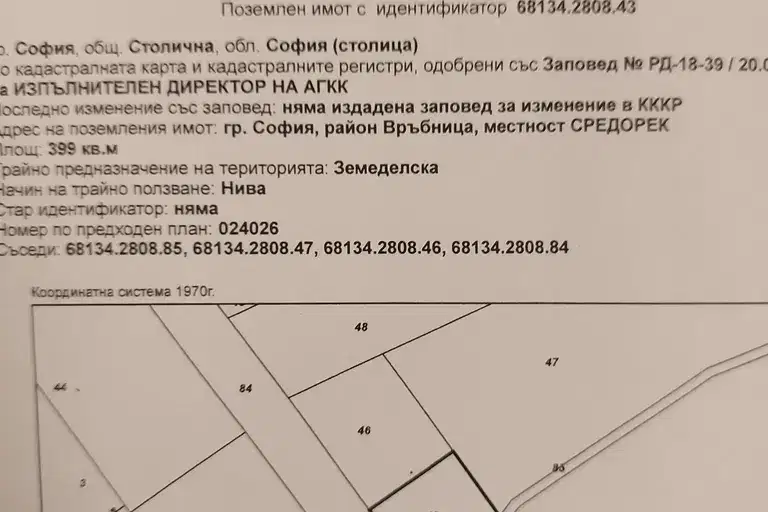 Парцел в София, Република