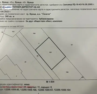 Снимка 5 — Парцел във Враца, Сениче