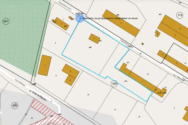 Plot in Pleven, Shirok Centyr