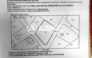 Парцел в София, Симеоново