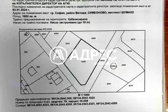 Парцел в София, Симеоново