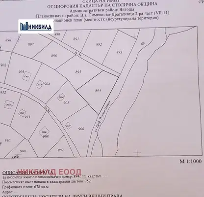Photo 2 — Plot in Sofiya, Simeonovo