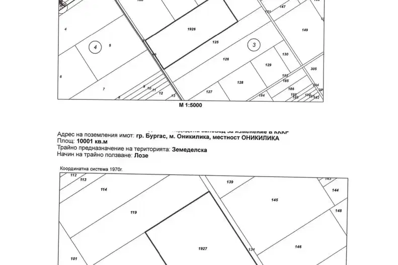 Парцел в Бургас, Ветрен