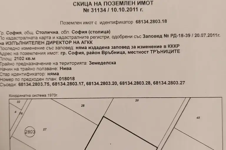 Plot in Sofiya, Vrybnica 1
