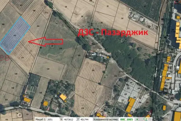Парцел в Пазарджик, Запад
