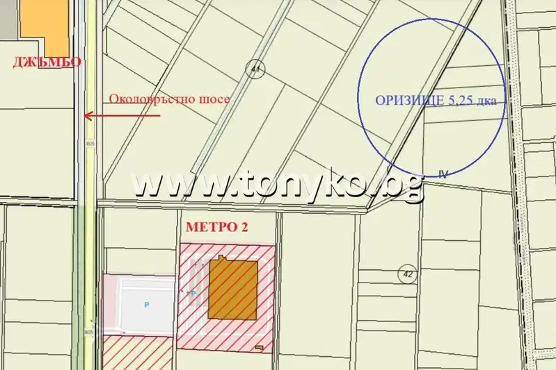 Парцел в Пловдив, Западна дъга