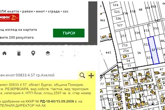 Парцел в Бургас, Ахелой