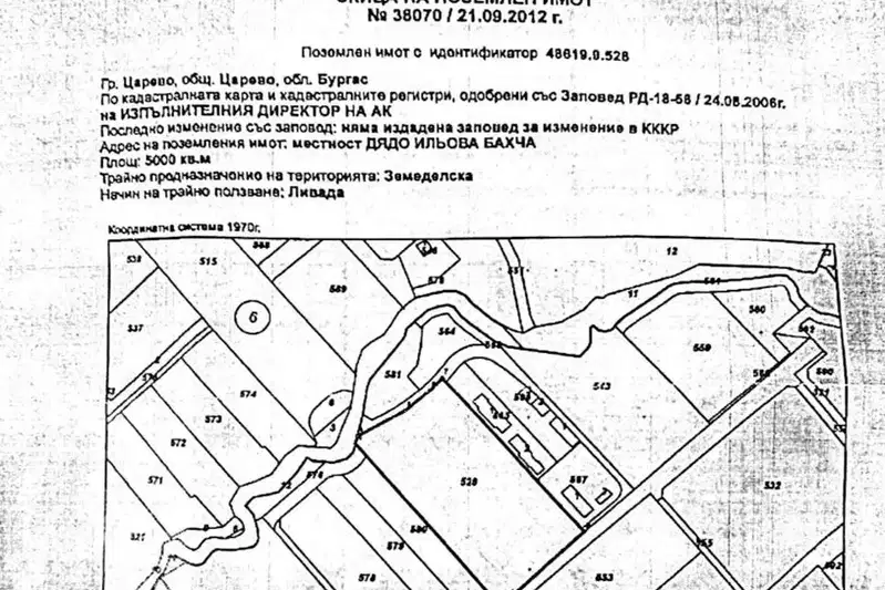 Парцел в Бургас, Царево