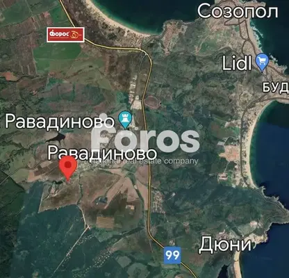 Снимка 3 — Парцел в Бургас, с. Равадиново