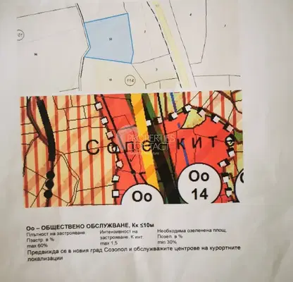 Снимка 2 — Парцел в Бургас, с. Равадиново