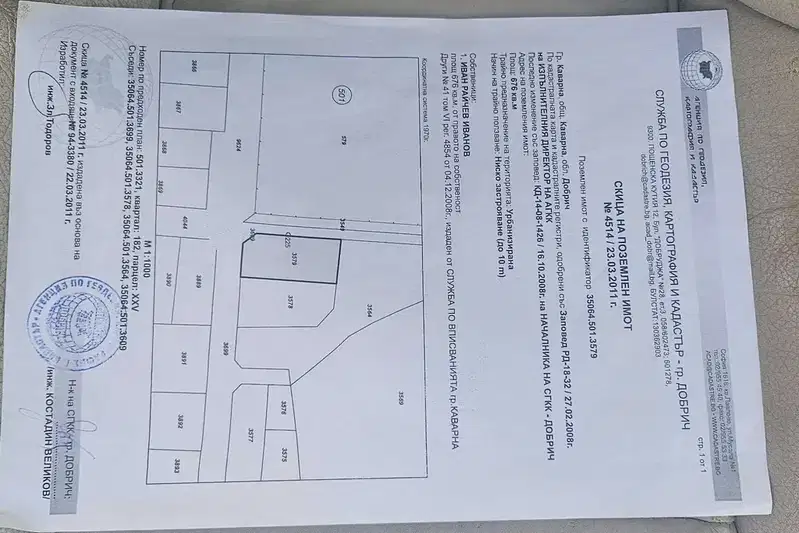 Парцел в Добрич, Каварна