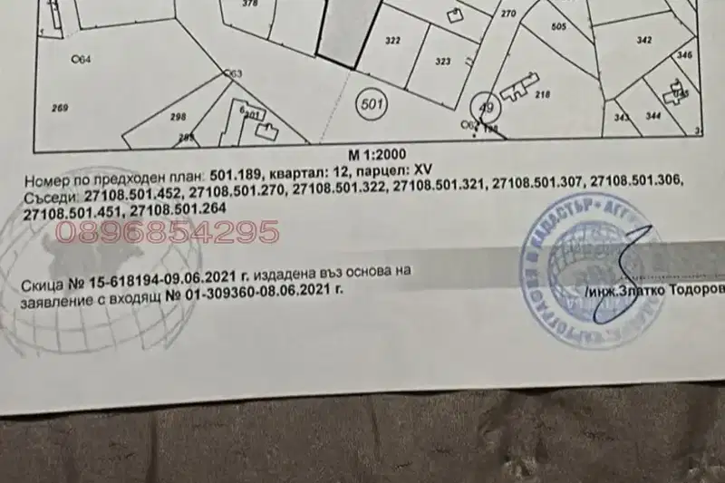 Plot in Oblast Dobrich, Ezerec