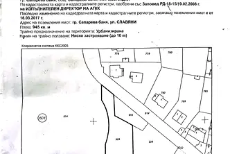 Парцел в Кюстендил, Сапарева баня