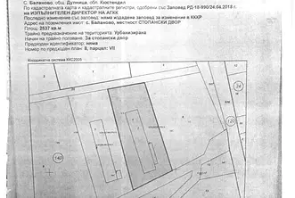 Парцел в Кюстендил, с. Баланово