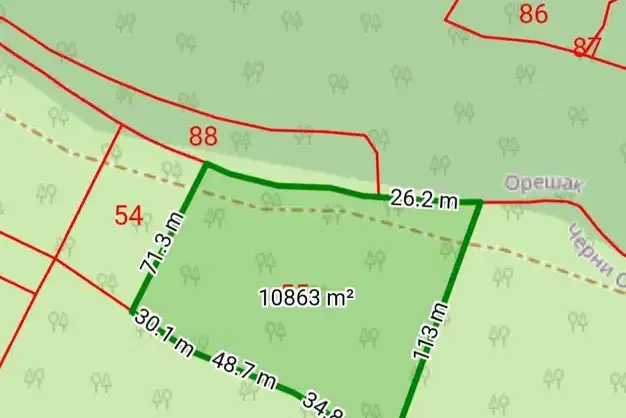 Парцел в Ловеч, с. Черни Осъм