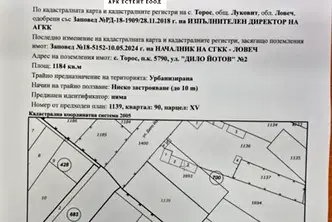 Парцел в Ловеч, с. Торос